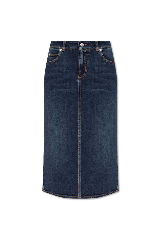 Alexander McQueen Double Breasted & Peacoats - Navy blue